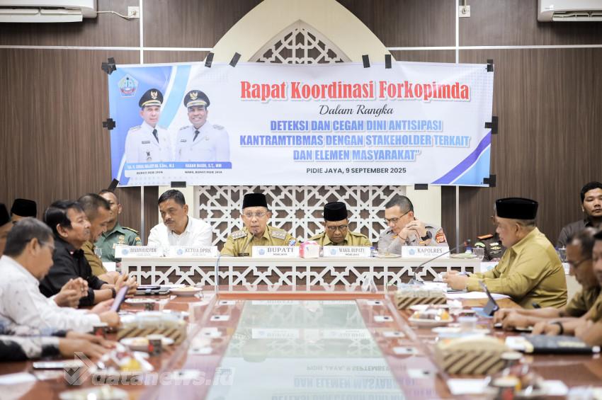 Memastikan Situasi Daerah, Pemkab Pijay Gelar Rakor