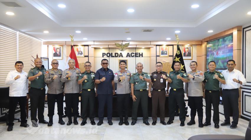 Kapolda Aceh Terima Audiensi Pangdam IM dan Kajati