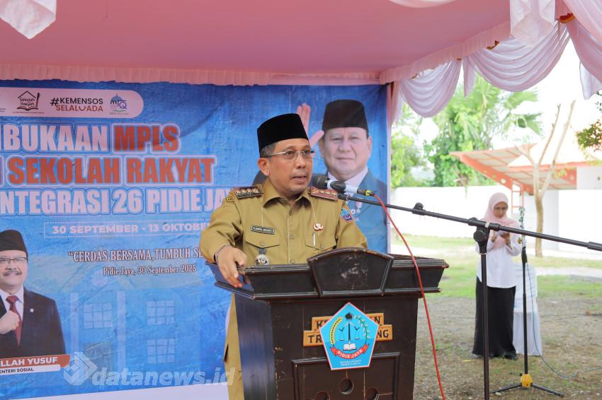 Bupati Pidie Jaya: Sekolah Rakyat Upaya Putuskan Rantai Kemiskinan