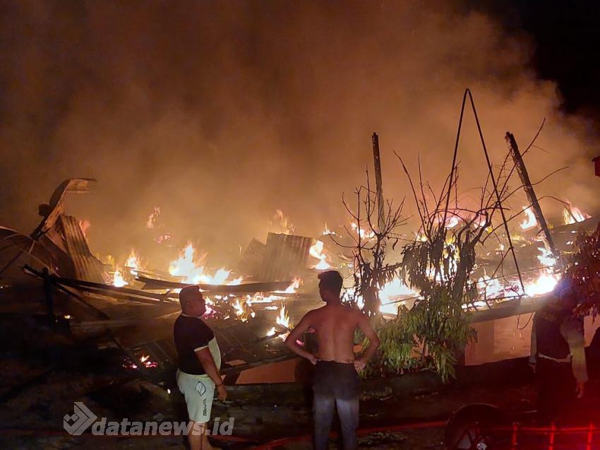 Jelang Subuh Membara, 4 Rumah Warga Langsa Terbakar
