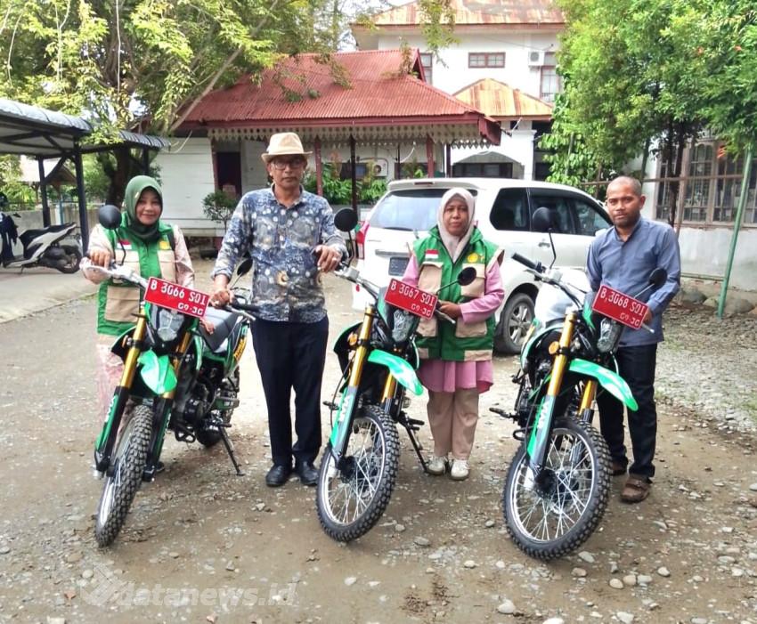 Penyuluh Distanpan Pidie Terima Sepeda motor dari Mentan RI