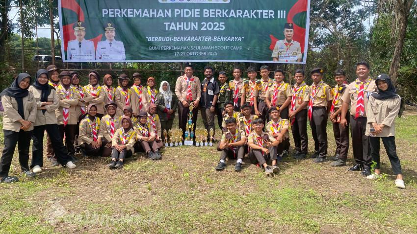 Perkemahan Berkarakter Ditutup, MAN 1 Pidie Raih Juara Umum