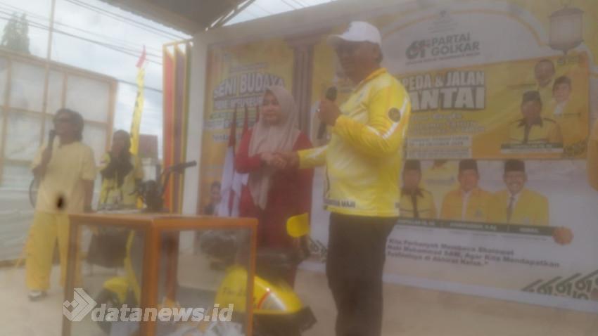 HUT Ke 61, DPD Golkar Pidie Gelar Sepeda Santai dan Jalan Sehat