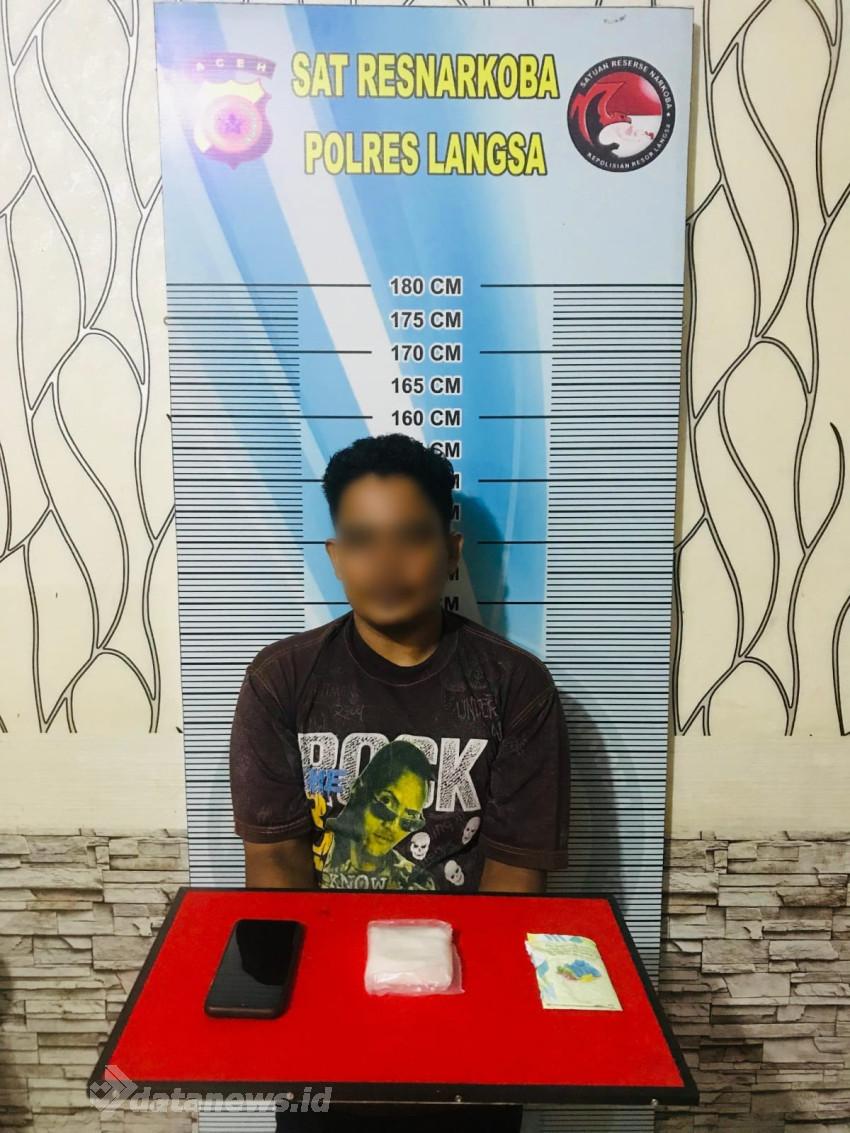 Tim Polres Langsa Bekuk Pengedar Sabu Asal Aceh Timur dan Sita 103,70 gram Sabu