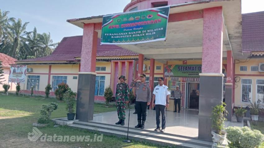 Camat Basira Bersama Kapolsek Bagan Sinembah Pimpin Apel Kesiapsiagaan Penanganan Banjir