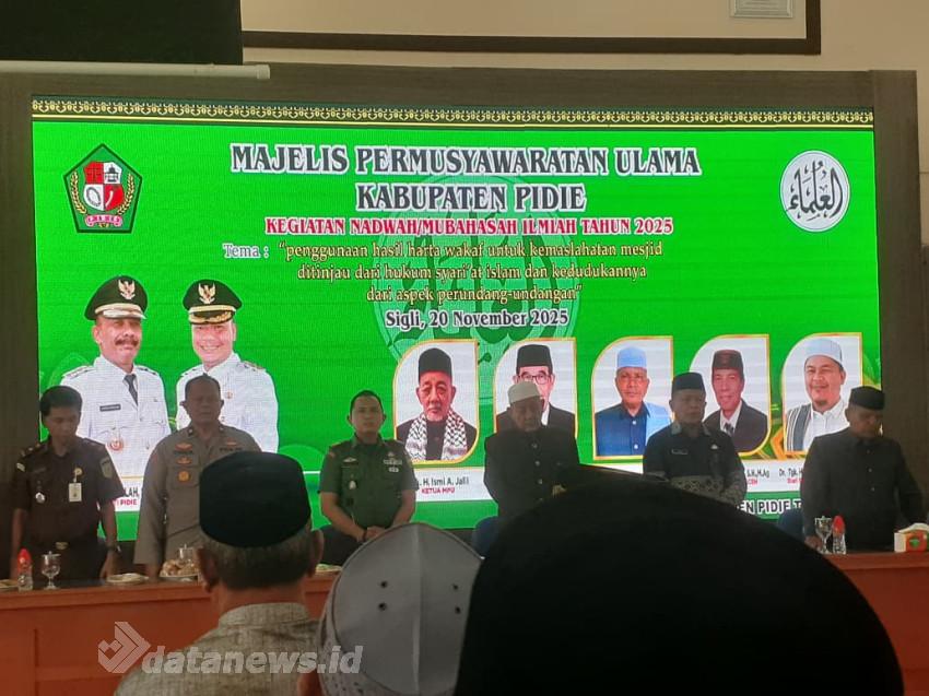 MPU Pidie Gelar Nadwah Mubahasah Ilmiah