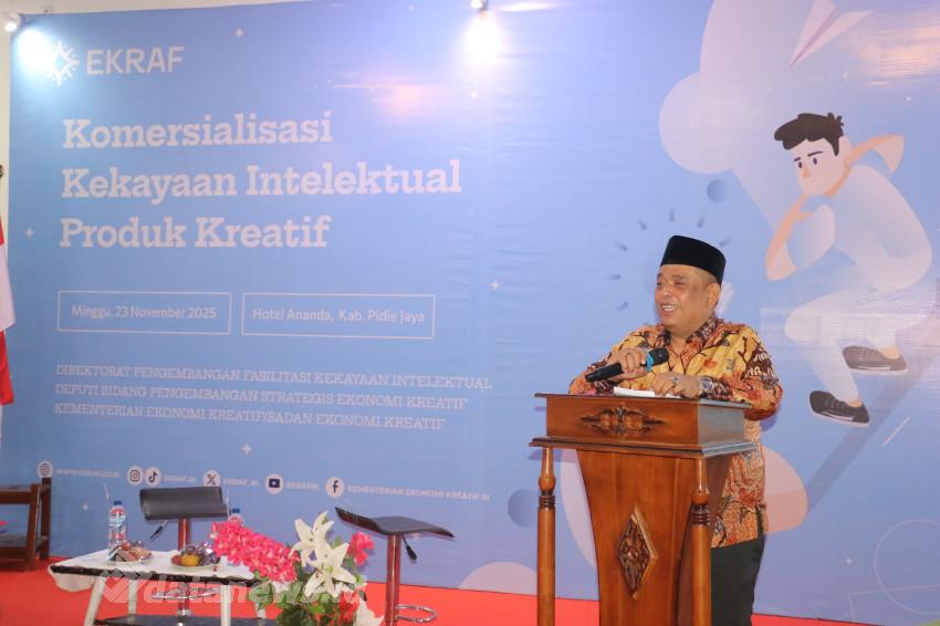 Sekda Pijay Buka Kegiatan Komersialisasi Kekayaan Intelektual Produk Kreatif