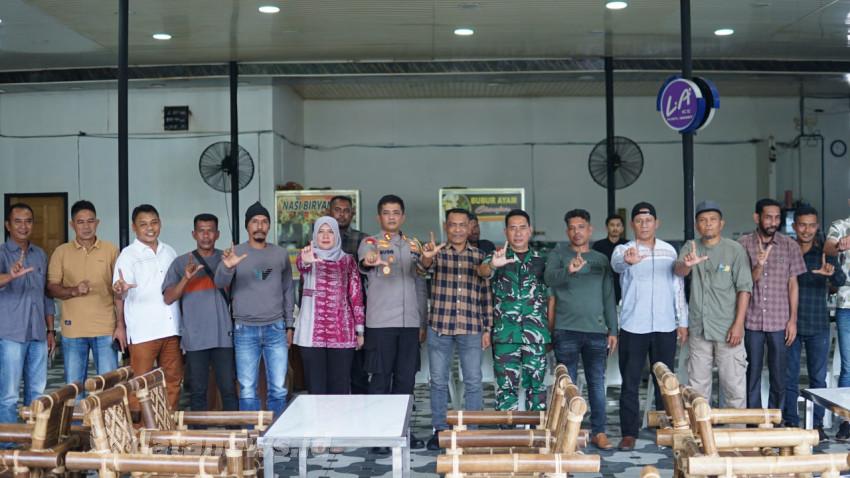 Menjelang Milad GAM ke-49, Polres Langsa Rapatkan Barisan dengan KPA/PA : Jaga Perdamaian