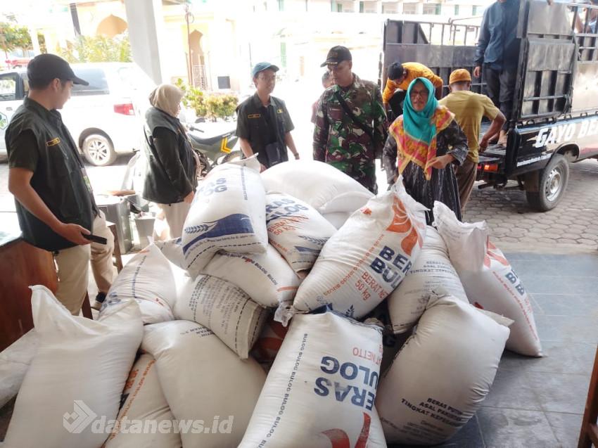 450 Ton Beras Bantuan Bencana Alam Aceh Tengah Tersalur