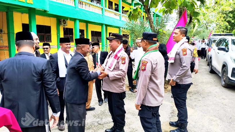 Ketua Yayasan Ponpes Al-Majidiyah Dukung Sosialisasi Green Policing dan Penanaman Pohon dari Polsek Bagan Sinembah