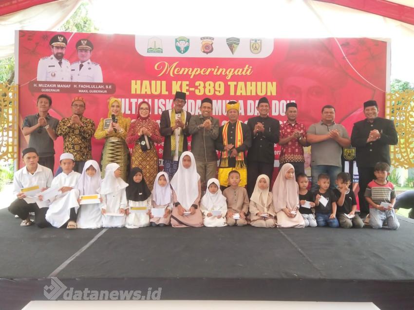 Memori Kepemimpinan Sultan Iskandar Muda, Satgas PPA Santuni Yatim dan Miskin
