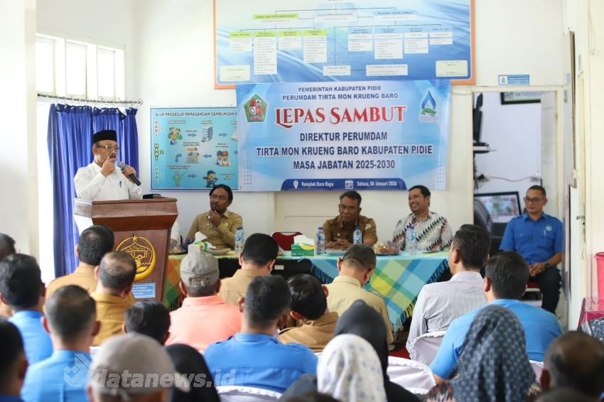 Lepas Sambut Direktur Perumdam, Ini Pesan Bupati Abu Sarjani