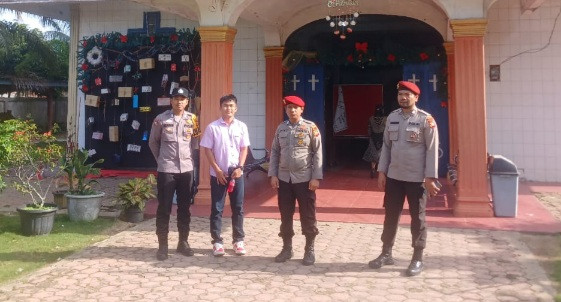 Jamin Kamtibmas, Polsek Bagan Sinembah Gelar Patroli di Tempat Ibadah