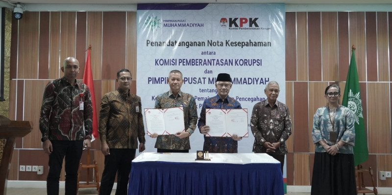 PP Muhammadiyah-KPK Teken MoU Antikorupsi, UMC Siap Perkuat Pendidikan Integritas