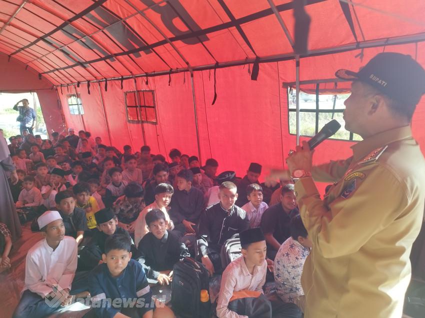 Pastikan PBM berlangsung, Bupati Pijay Tinjau Sekolah