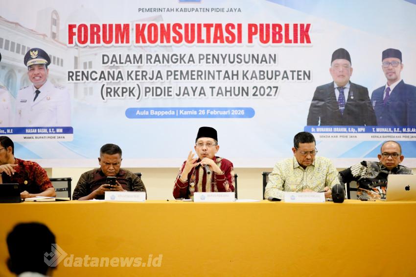 RKPK 2027 Pijay Dokumen Aspirasi Rakyat, Ini Kata Bupati Sibral Malasyi