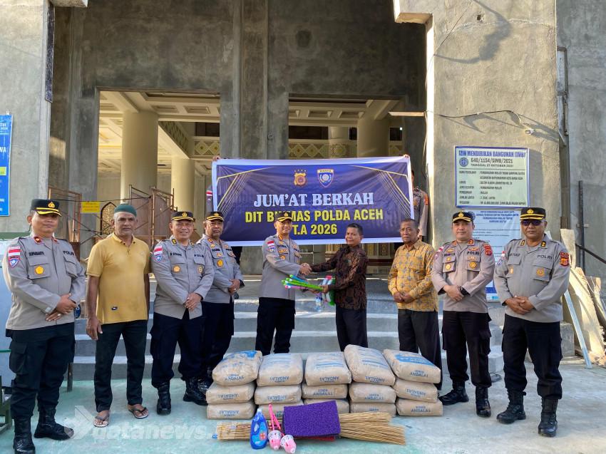 Polda Aceh Gelar Jumat Berkah, Tingkatkan Kesadaran dan Presisi Polri