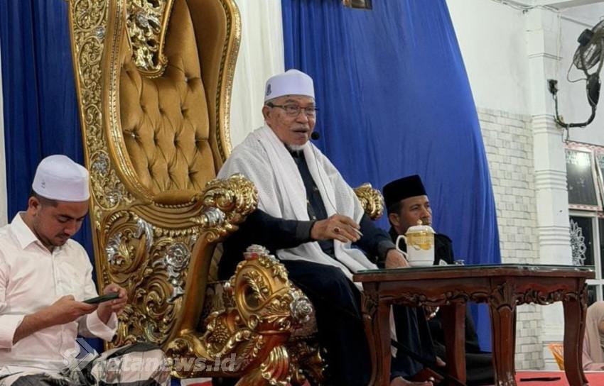 Di SPBU Pulo Pisang, Abu Mudi Jelaskan Praktek Hukum-Hukum Beragama Islam