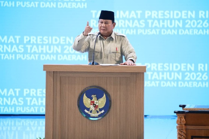 Pertemukan Seluruh Unsur Pemerintahan, Presiden Prabowo Apresiasi Rakornas Pusat&ndash;Daerah 2026