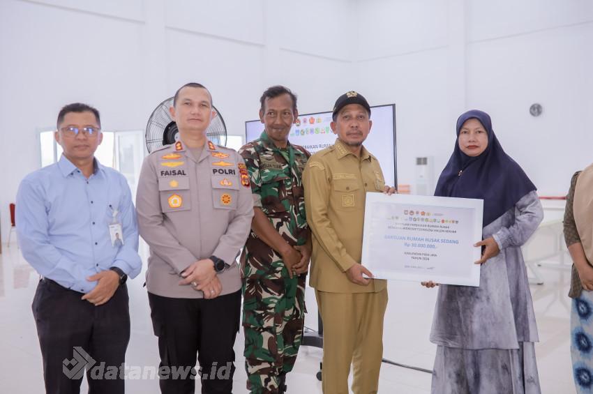 Pascasiklon Senyar, Pidie Jaya Salur 8 Milyar Lebih untuk Perbaikan Rumah Rusak Tahap II