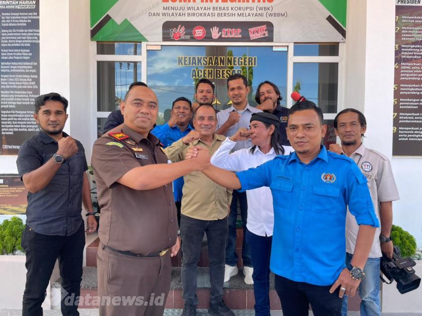 Kejari dan PWI Aceh Besar Konsolidasi Komitmen Pengawasan Daerah