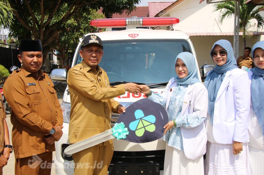 Pemkab Pidie Jaya Serahkan Ambulans untuk Puskesmas Meureudu, Perkuat Layanan Kesehatan Masyarakat