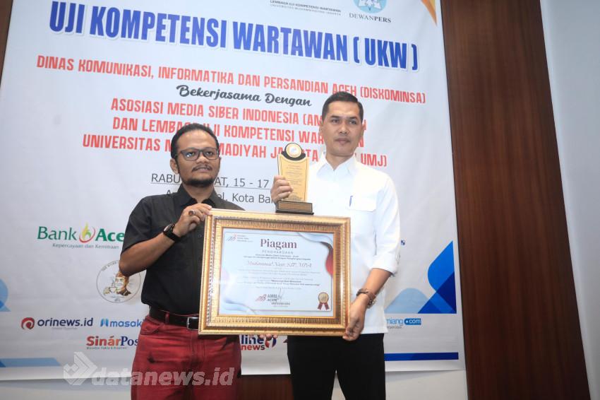 Sekda Aceh Buka UKW dan Seminar Nasional AMSI Aceh, Tekankan Penguatan Ekosistem Media Pascabencana
