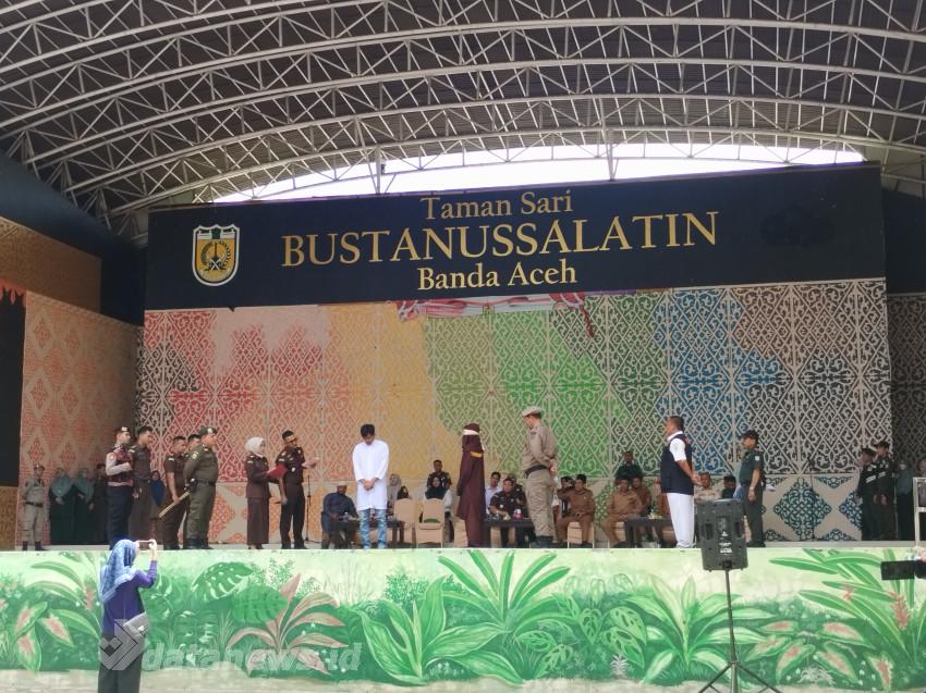 Enam Pelanggar Syariat Dihukum Cambuk