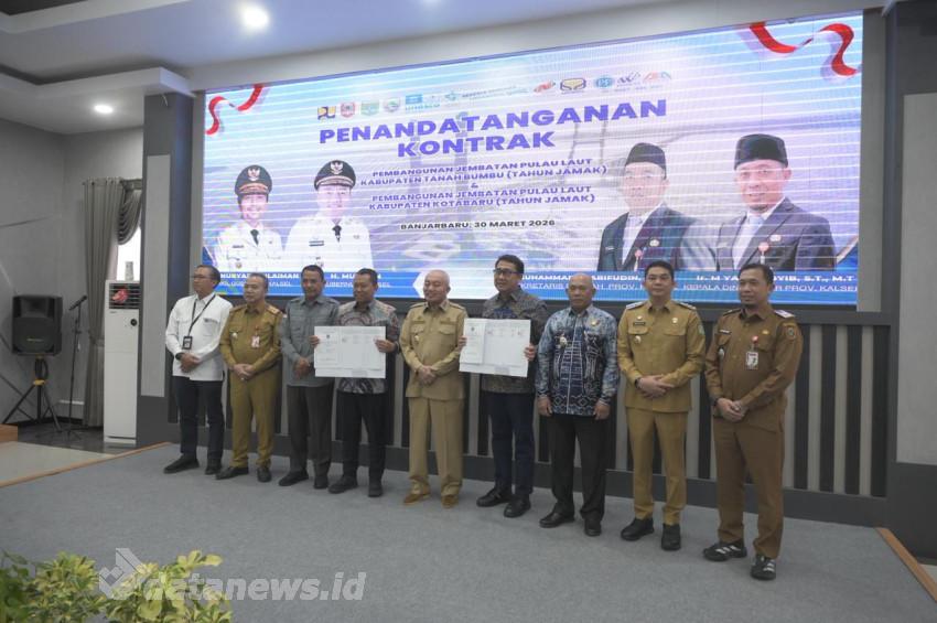 Proyek Jembatan Pulau Laut Kalsel - PTPP Kantongi Kontrak Baru Rp1,02 Triliun