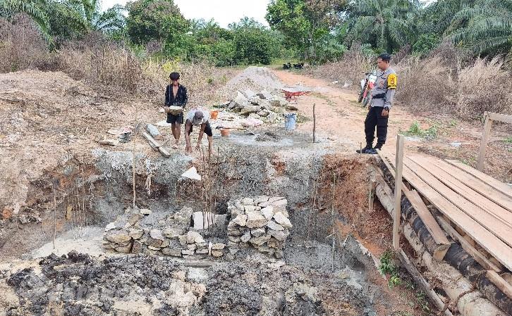 Pembangunan JMP Presisi di Kelurahan Bahtera Makmur Kota Capai 15 Persen