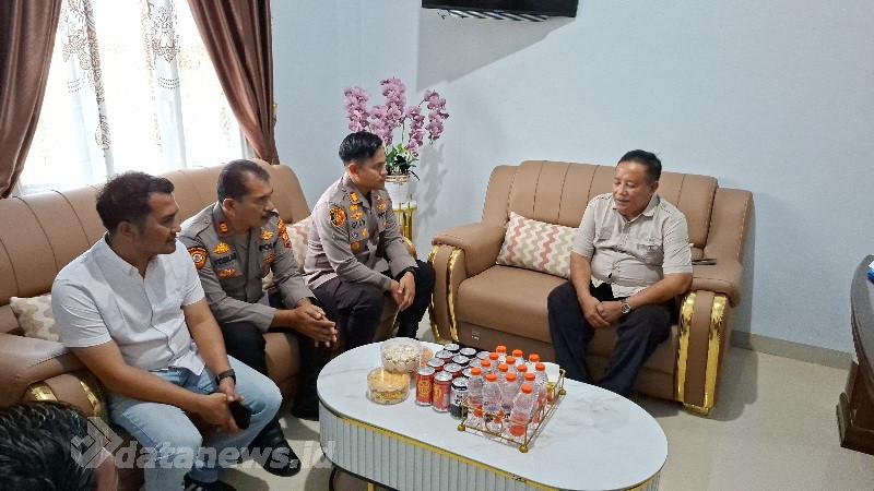Tokoh Masyarakat Bagan Sinembah H Fuad Ahmad Sambut Silaturami Kapolsek AKP Gian Wiatma Jonimandala