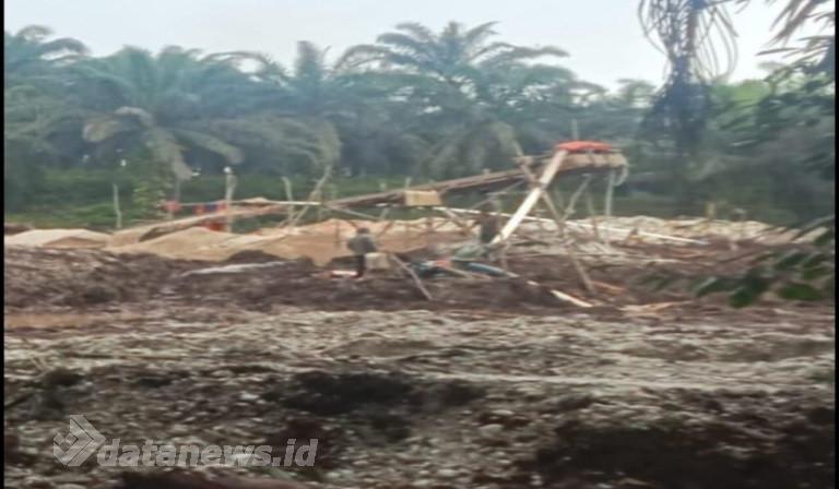 Singingi Kembali Diserbu PETI, 6 Rakit Dompeng Beroperasi Bebas