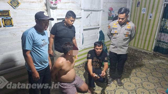 Kapolsek AKP Gian Pimpin Penangkapan Pengedar Sabu di Bagan Sinembah, 1,6 Gram BB Diamankan