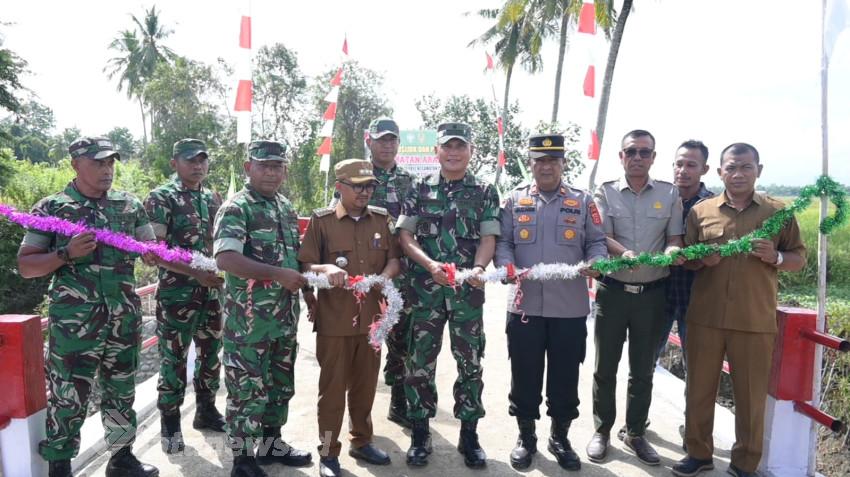 Jembatan Aramco Diresmikan di Pidie, Akses Penting Transportasi Masyarakat