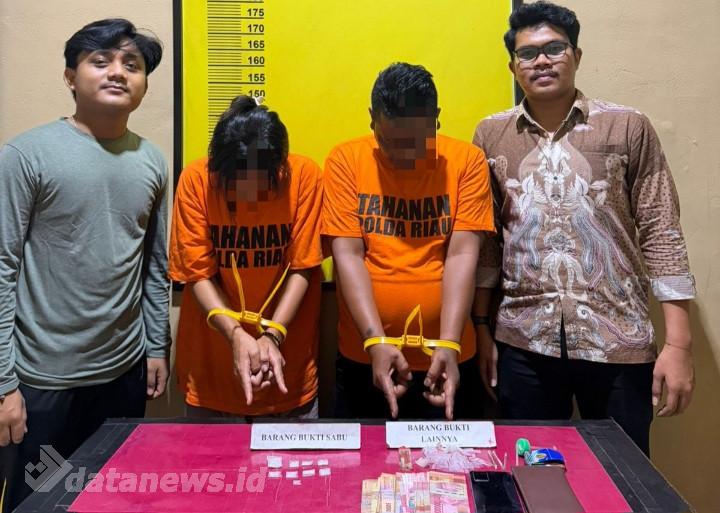 Satgas Anti Narkoba Polres Rohil Ringkus Dua Tersangka, Sita Sabu 4,62 Gram
