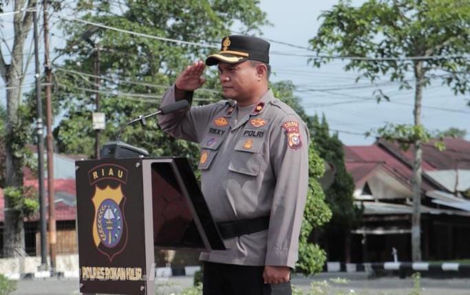 Apel Sabuk Kamtibmas 2026, Polres Rohil Perkuat Keamanan Daerah