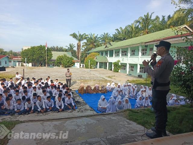 Polsek Bagan Sinembah Sosialisasi Bahaya Narkoba Serta Kenakalan Remaja di Sekolah