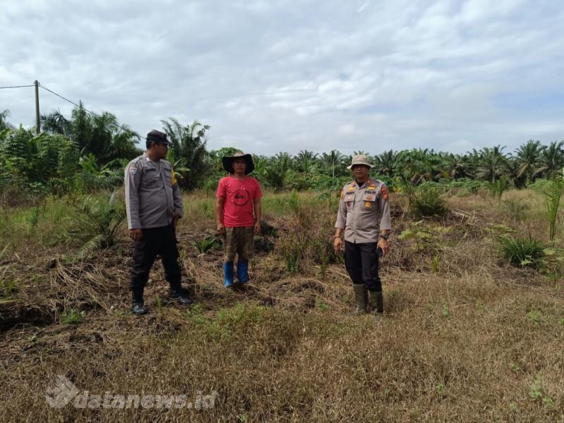 Polsek Tapung Bergerak, Lahan Jagung Disiapkan Demi Ketahanan Pangan Nasional