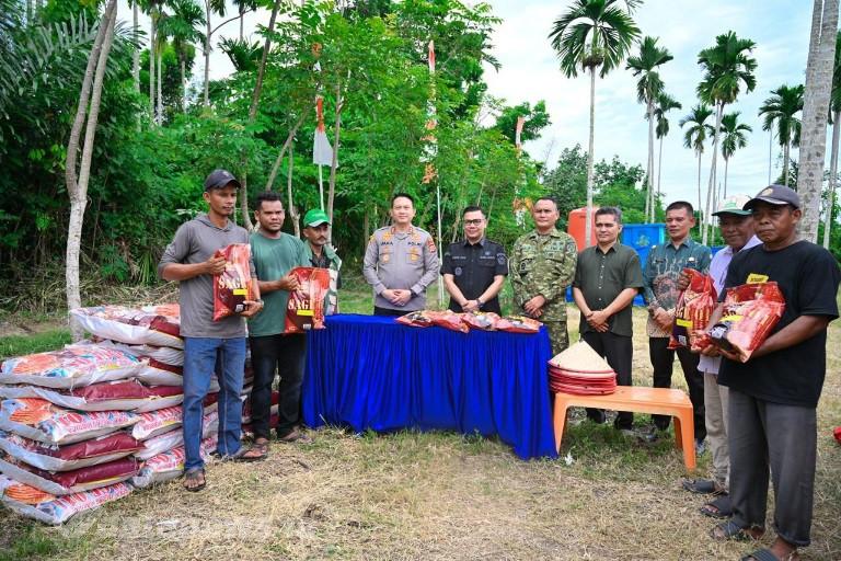 Polres Pidie Hadiri Panen Raya Jagung Serentak Kuartal II, Dukung Swasembada Pangan Nasional