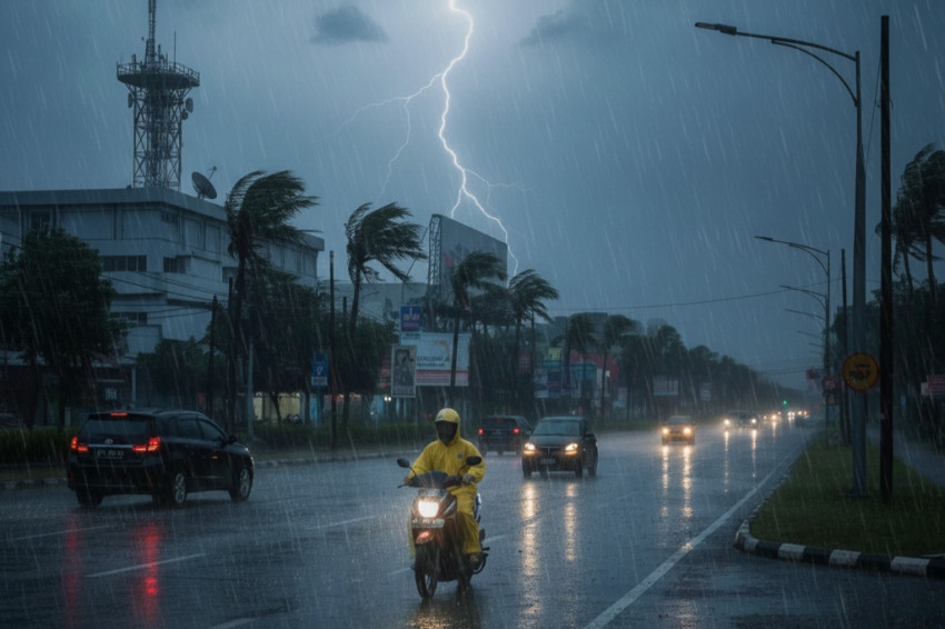 Prakiraan Cuaca Riau Hari Ini: Siang Cerah Berawan, Sore hingga Malam Berpotensi Hujan