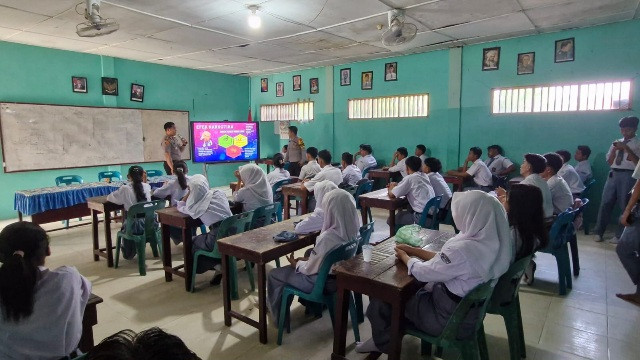 Polsek Bagan Sinembah Bekali Pelajar Pemahaman Bahaya Narkoba dan Kenakalan Remaja