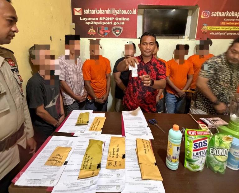Komitmen Berantas Narkoba, Polres Rohil Musnahkan Sabu dan Ekstasi Hasil Sitaan