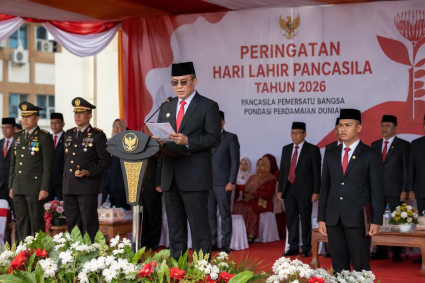 Pimpin Upacara Hari Lahir Pancasila 2026, Bupati Pidie Jaya  Ajak Generasi Muda Jaga Persatuan Bangsa