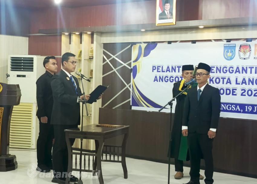 Walikota Langsa Lantik Mohammad Khoiri Sebagai Anggota KIP Langsa