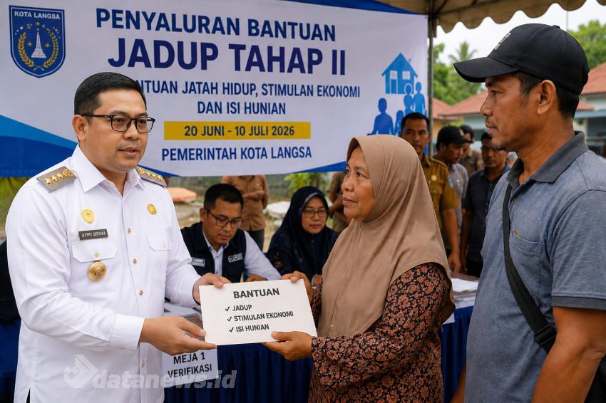 Mulai Besok, Pemko Langsa Salurkan Bantuan Jadup, Stimulan Ekonomi dan Isi Hunian Tahap II