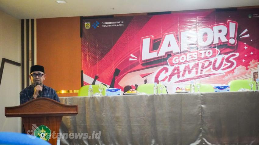 Sekda Banda Aceh Ajak Mahasiswa Manfaatkan LAPOR! dan Saleum untuk Awasi Pelayanan Publik