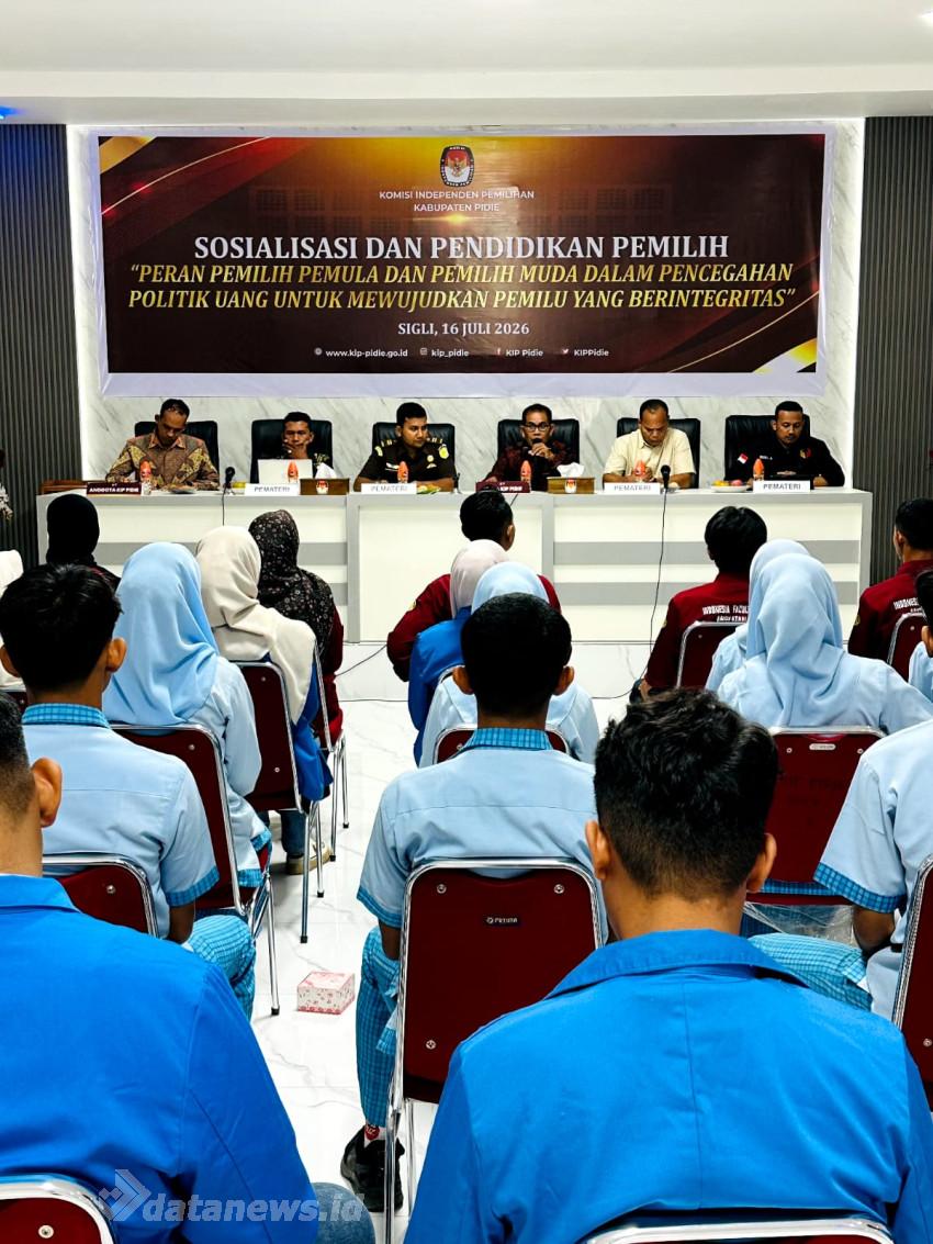 KIP Pidie Edukasi Pemilih Pemula dan Muda Cegah Politik Uang