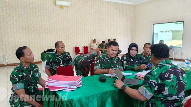 Perkuat Tertib Administrasi dan Tata Kelola Satuan, Tim Wasrik Itdam IV/Diponegoro Periksa Kodim 0724/Boyolali