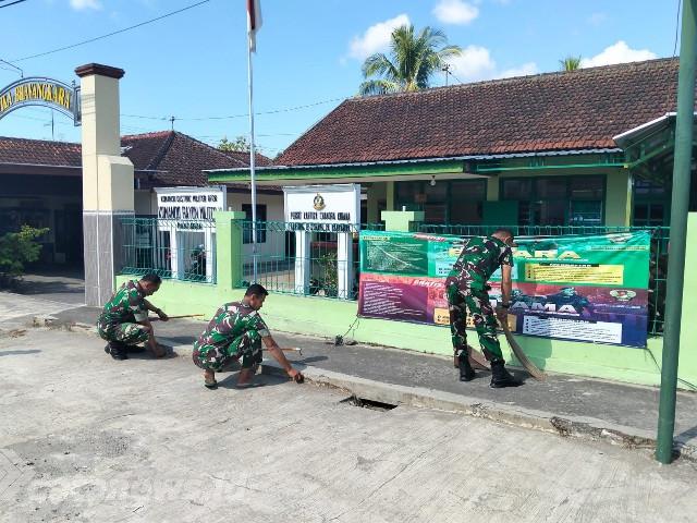 Koramil 11/Manyaran Wujudkan Markas yang Bersih, Rapi, dan Siap Layani Masyarakat