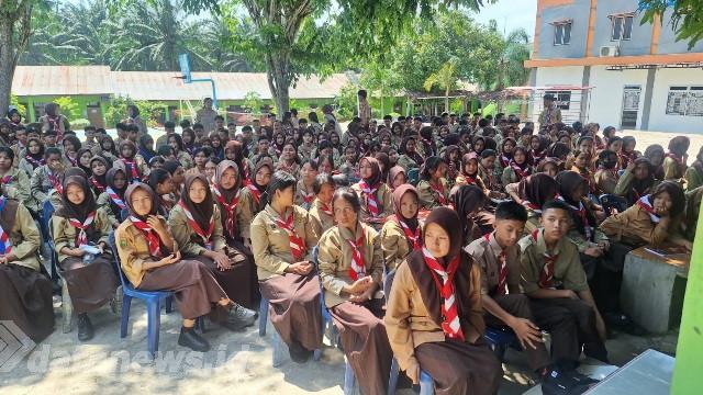 Polsek Bagan Sinembah Bekali Siswa Baru Dengan Edukasi Anti Narkoba dan Anti Bullying